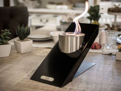 GLAMMFIRE CENTRE DE TABLE OBLIQUE SINGLE 