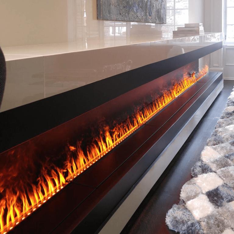 → Atry Home - Cheminées et Poêles 06 - L'illusion d'un vrai feu de cheminée  avec l'électrique 3D vapeur